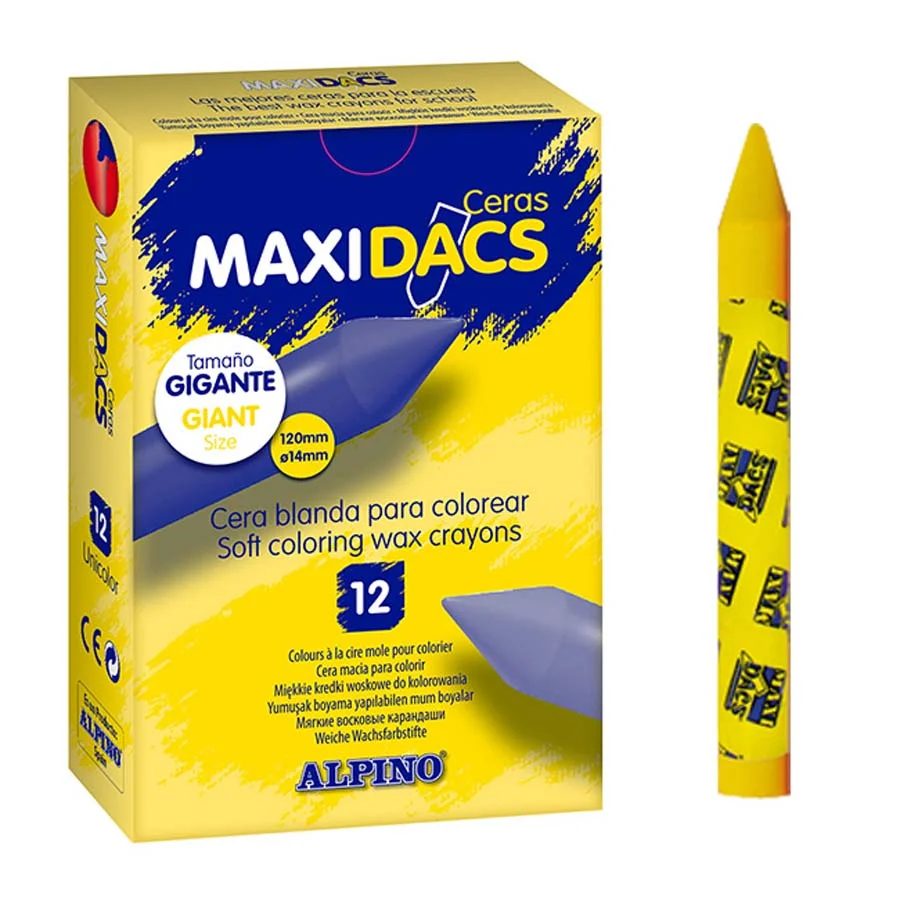 Maxidacs 12u groc