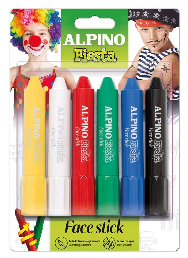 Maquillatge en barra Alpino Stick 6 colores Maquillatge en barra Alpino Stick 6 colores