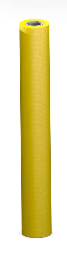Bobina de paper kraft Sadipal 1x25m 90g groc Bobina de paper kraft Sadipal 1x25m 90g groc