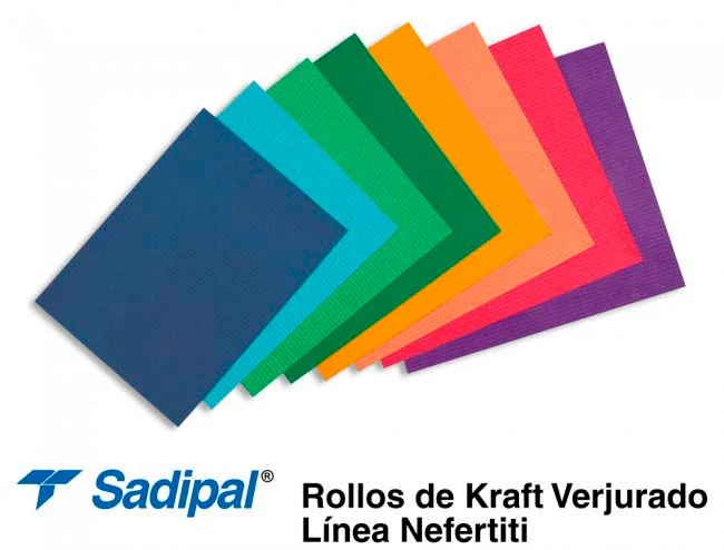 Bobina de paper kraft Sadipal 1x25m 90g groc Bobina de paper kraft Sadipal 1x25m 90g groc