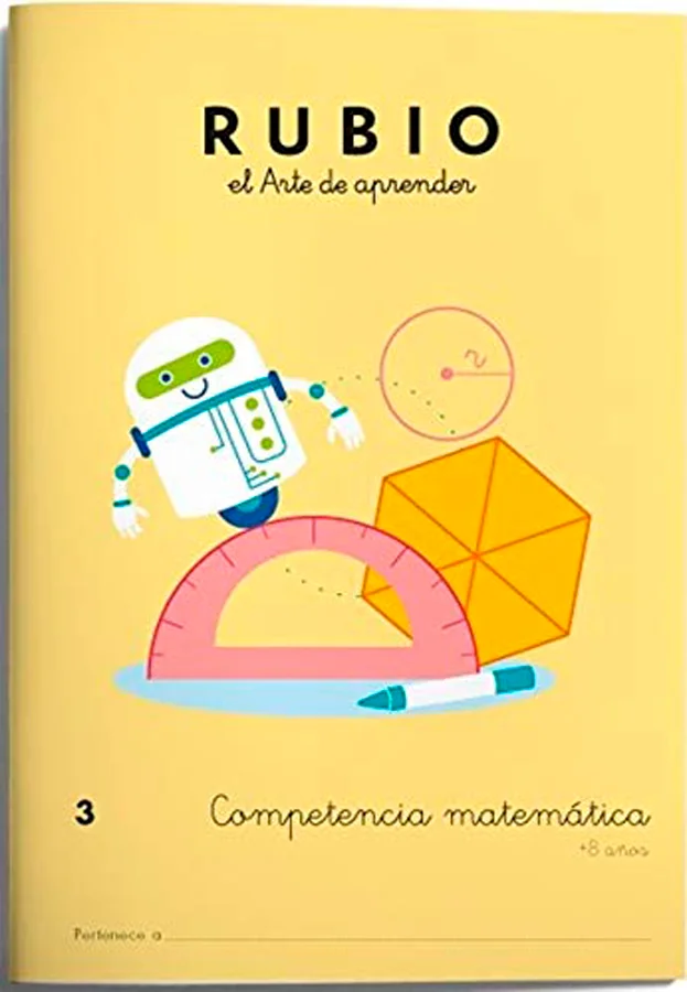 En el cuaderno Competencia matemática 3 para niños a partir de 8 años se fomenta la capacidad de razonamiento lógico-matemático de los peques, med...
