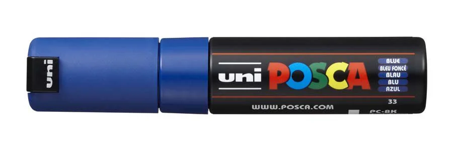 Retolador Posca PC-8K 8mm blau