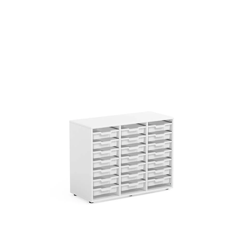 Armari 3 columnes 21 cubetes petites blanc Armari 3 columnes 21 cubetes petites blanc