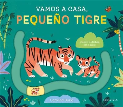 Conoce vocabulario de la selva y desplaza las fichas de las páginas para ayudar a los pequeños animales a llegar a sus casas. Con piezas móviles f...