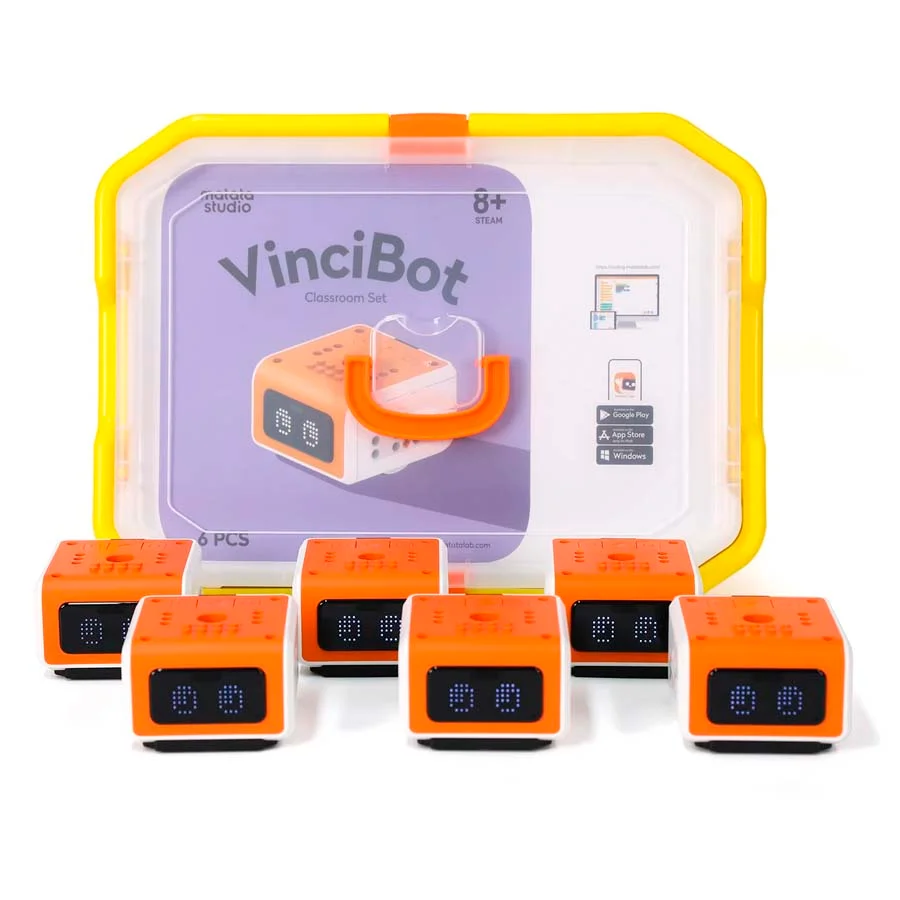 <p><strong>MatataStudio VinciBot Pack Aula</strong><br><br>MatataStudio VinciBot Pack Aula es un conjunto de robots y accesorios diseñado específi...