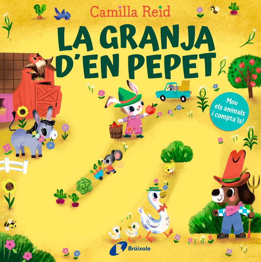 <b>CINC ANIMALS que les petites manetes poden moure! Un divertit conte rimat, un llibre interactiu original per aprendre a comptar. </b><br><br>  ...