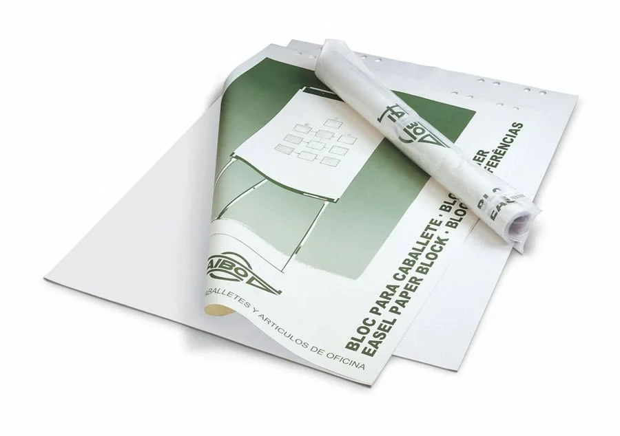 <b>Bloc de Paper llis Faibo per a Cavallet 65x90 cm, 25 fulls</b><br><br>Bloc de 25 fulls de paper llis de 70g per a cavallet de Faibo. Ideal per ...