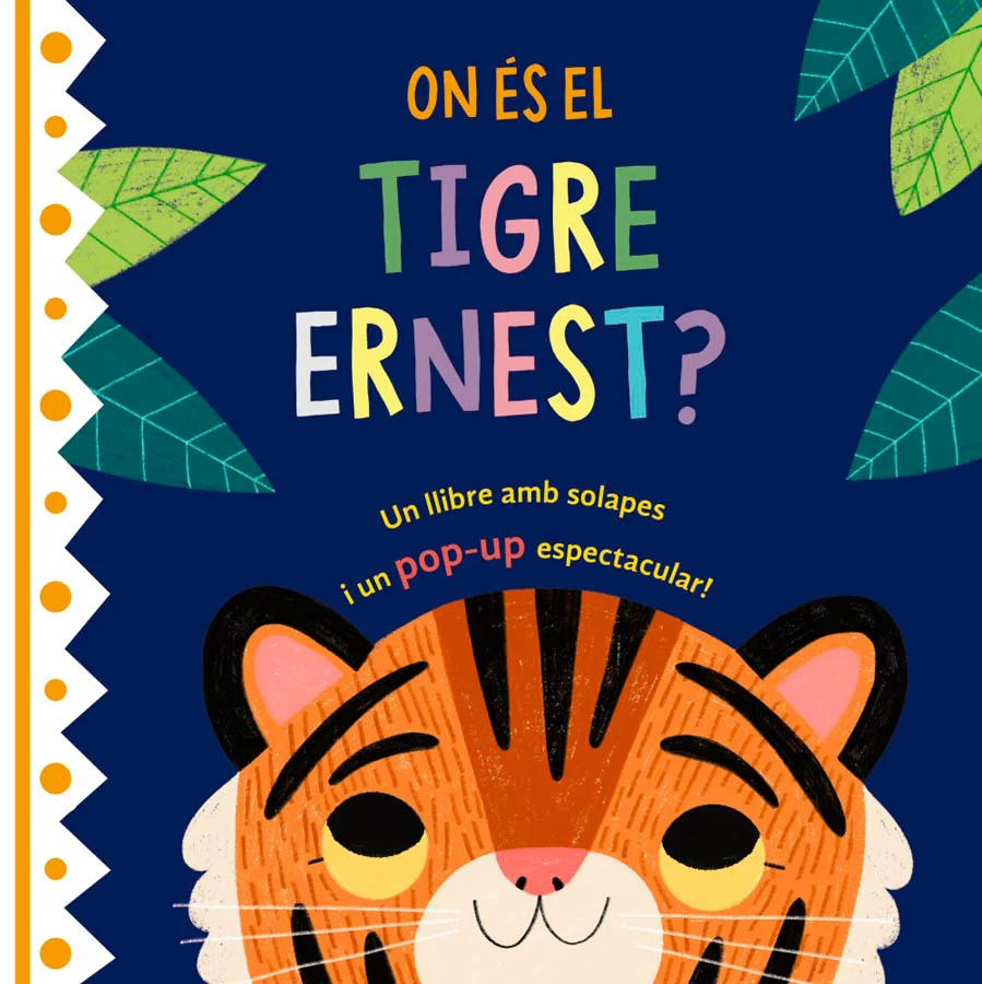 <p>Et ve de gust jugar a fet i amagar amb el tigre Ernest? Observa atentament totes les pàgines, aixeca les solapes i el trobaràs! I, pel camí, co...
