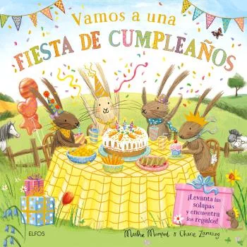 * Un grupo de conejitos se dirigen contentos a una fiesta de cumpleaños. En el camino, se enfrentan a pequeños desafíos y obstáculos, tales como s...