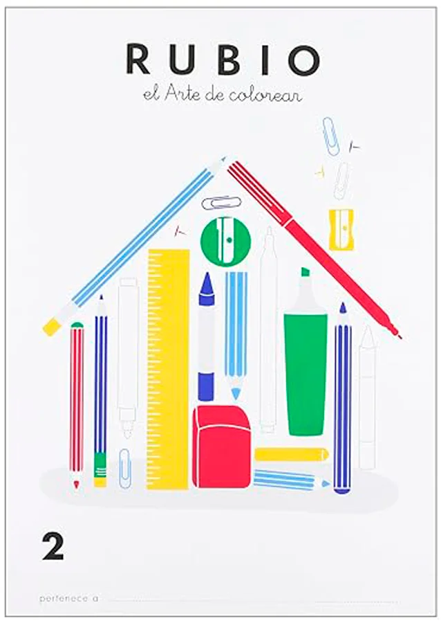 Con el cuaderno de Colorear RUBIO mientras los niños se divierten, al igual que tú lo hacías de peque, desarrollarán la coordinación óculo manual ...