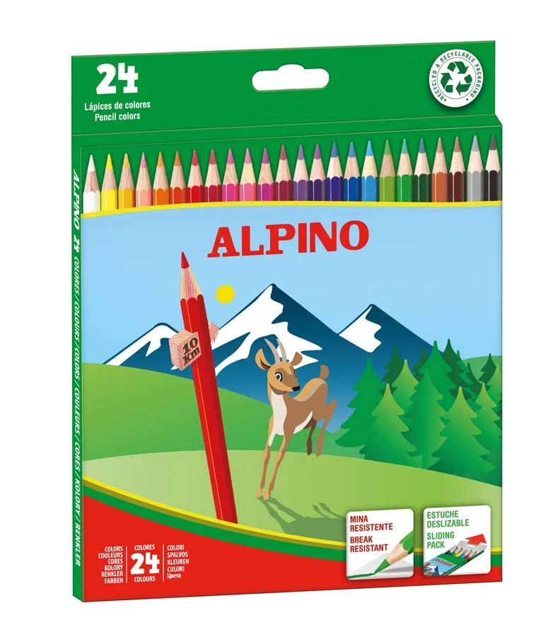 Llapis de colors Alpino 24 colors