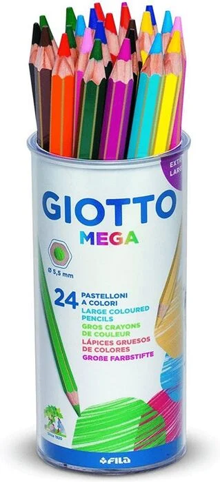 Llapis de colors Giotto Mega 24 colors Llapis de colors Giotto Mega 24 colors