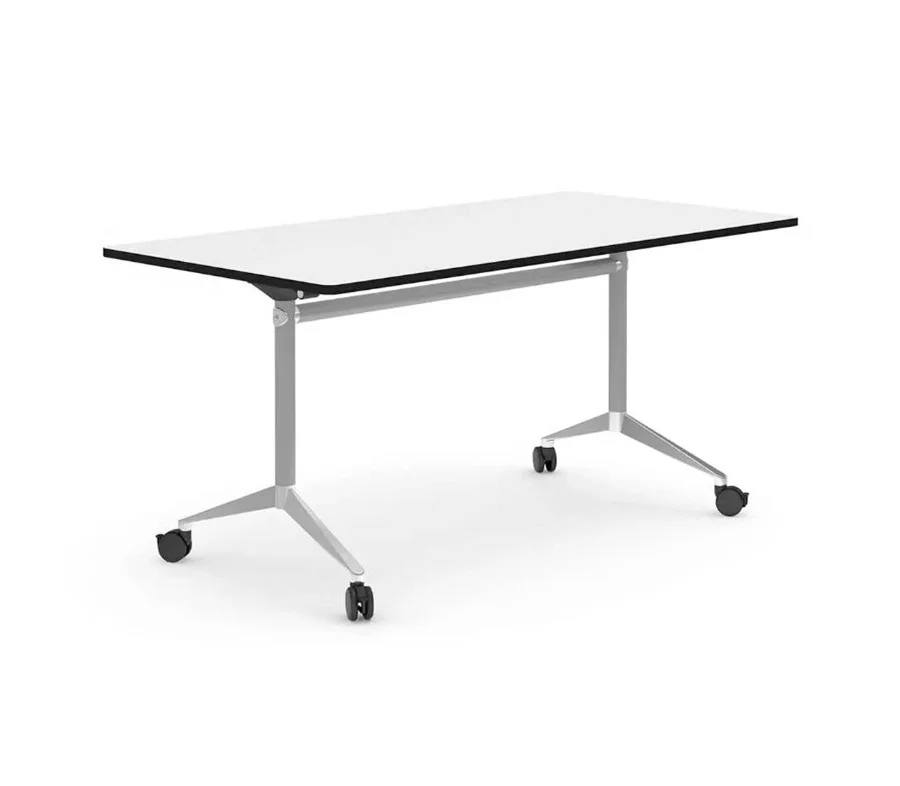 Taula Alufloop abatible T5-6 140x70cm blanc Taula Alufloop abatible T5-6 140x70cm blanc