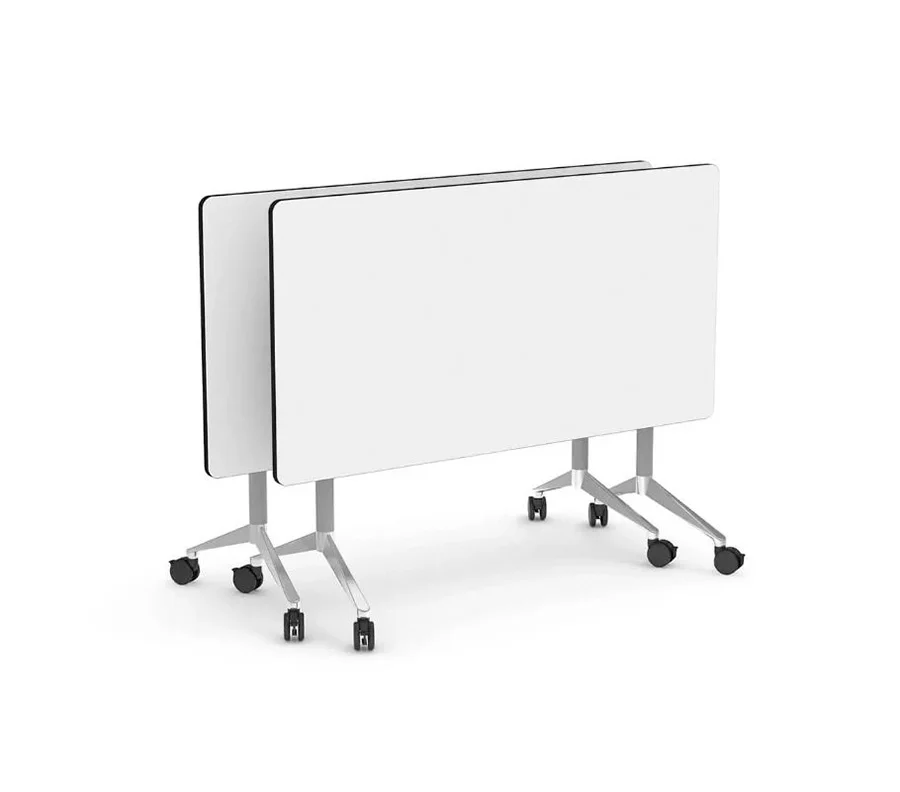 Taula Alufloop abatible T5-6 140x70cm blanc Taula Alufloop abatible T5-6 140x70cm blanc