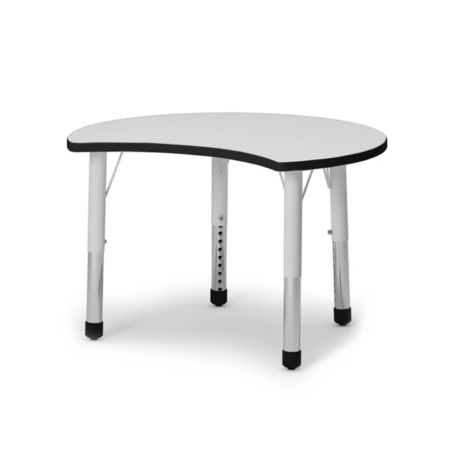 Taula Rony semicircular regulable T1-4 blanc Taula Rony semicircular regulable T1-4 blanc