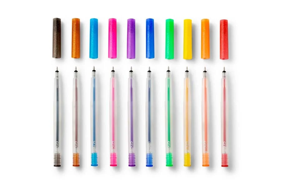 Retoladors glitter 0'8mm 10u