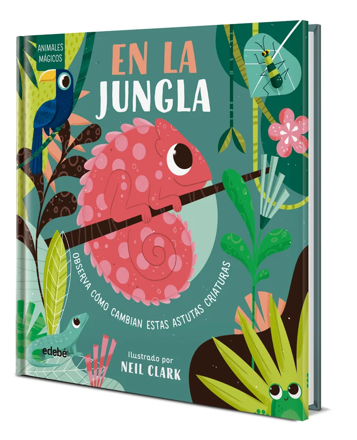 En el corazón de la jungla, ¿qué encontrarás? Pasa las páginas para ver cómo cambian ante tus ojos algunas de las extraordinarias criaturas que vi...