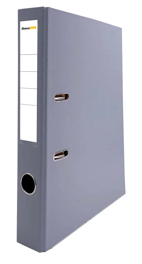 Arxivador palanca Abacus A4 llom estret gris Arxivador palanca Abacus A4 llom estret gris