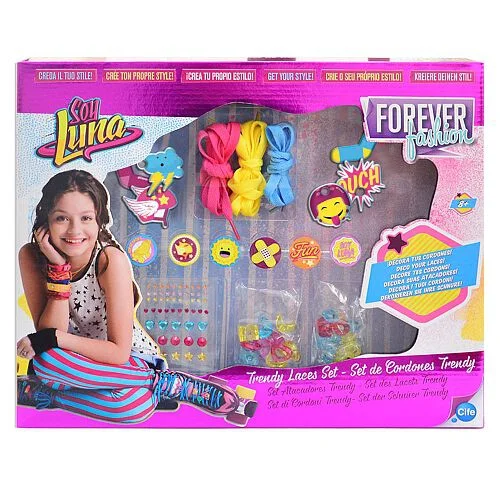Decora els teus cordons, sabatilles i patins, i crea dissenys únics i personalitzats.<br><br>Contingut: 3 Parells de cordons, adorns per a cordons...