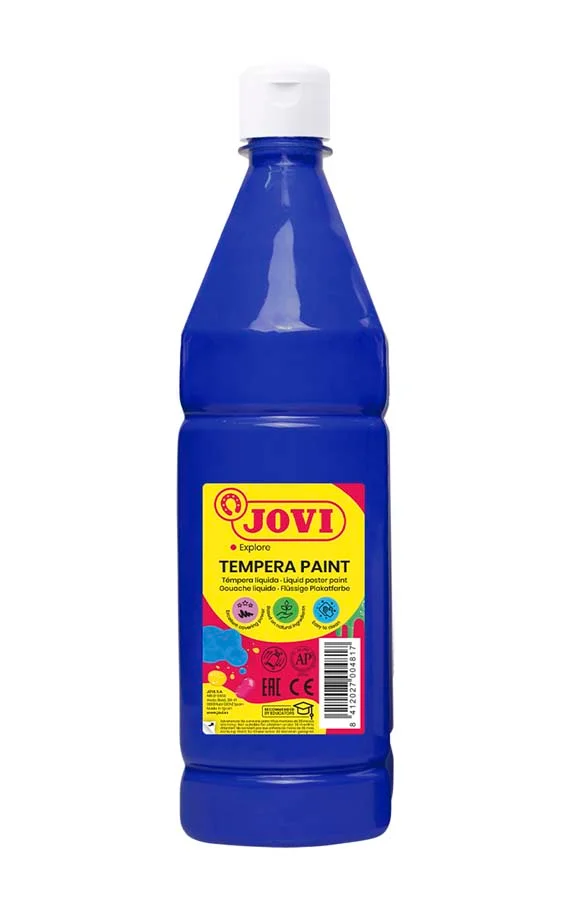 Témpera Jovi 1000ml blau fosc Témpera Jovi 1000ml blau fosc