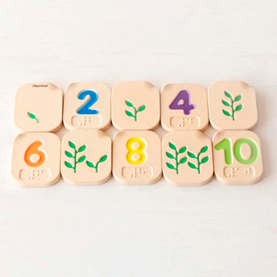 Braille Nombres 1-10 Braille Nombres 1-10