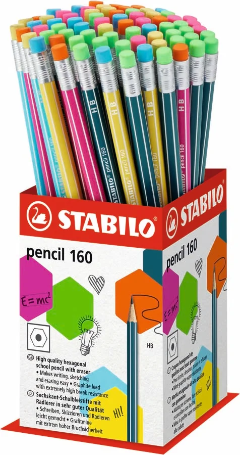Llapis amb goma Stabilo Pencil 16 HB 72u Llapis amb goma Stabilo Pencil 16 HB 72u