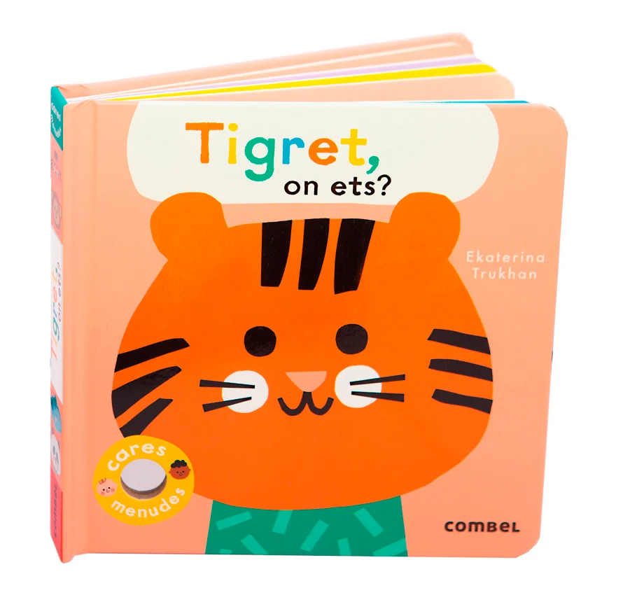 Un tigre protagonitza aquest nou títol de la col·lecció Cares menudes, que té l'objectiu d'estimular en els més petits el joc de la identificació ...