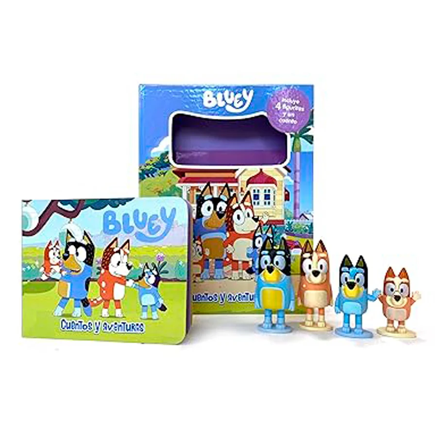 ¡Cuentos y aventuras para leer y compartir! <BR><BR>Esta serie incluye un libro de cartón resistente y 4 figuras de plástico para que los niños di...