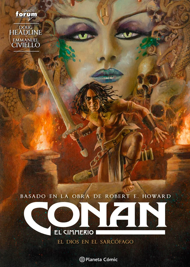 La obra de Robert E. Howard en versión BD.Al amparo de la noche, Conan se infiltra en un suntuoso templo para robar una copa que le reportará una ...