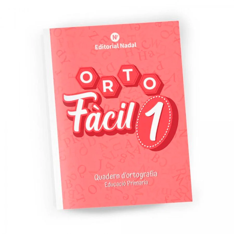 Cuaderno Ortofàcil Nº 1 Primer Primària Nadal recomendado para Ortografía Catalán para el curso 1º Primaria con una edad recomendada de 6 a 7 años...