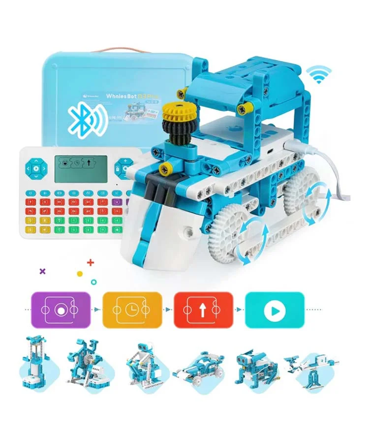 WhalesBot D3 Pro Programación y Control Remoto con WeCode Pad