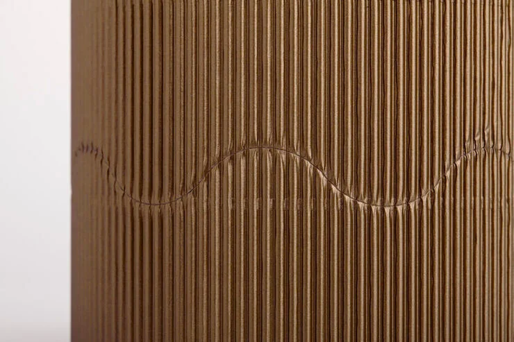 Sanega cartró ondulat 570x7500x2 mm Marró 2 unitats