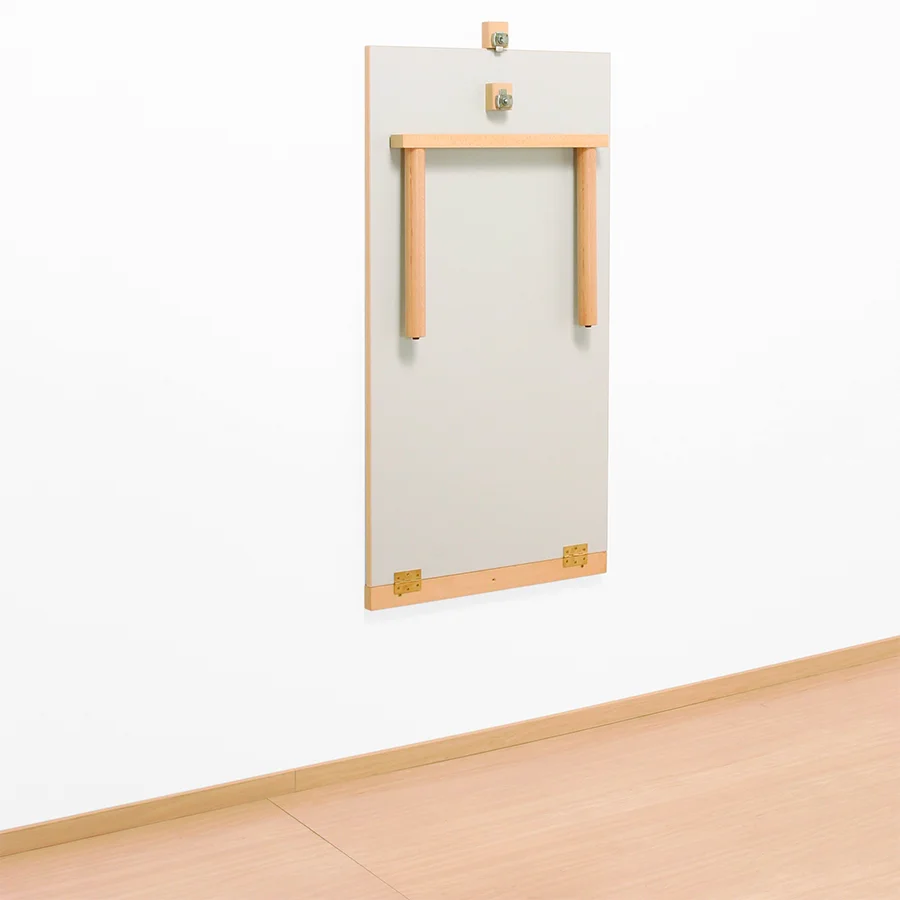 Taula fusta abatible paret 120x65 T1-46cm faig