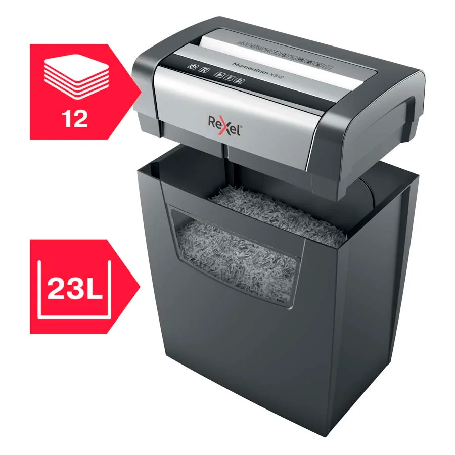 Destructora Rexel Momentum X312 negre
