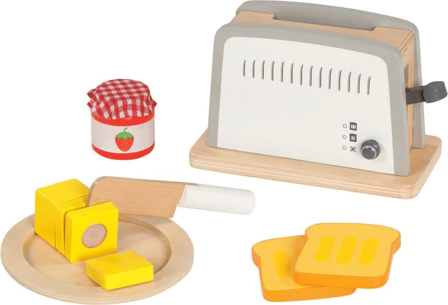 <strong>Torradora</strong> de Goki és un divertit accessori de fusta per a l'esmorzar. Inclou la torradora amb una palanca funcional que fa ''salt...