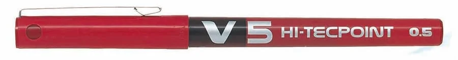 Ròl·ler Pilot V5 Hi-Tecpoint vermell Ròl·ler Pilot V5 Hi-Tecpoint vermell