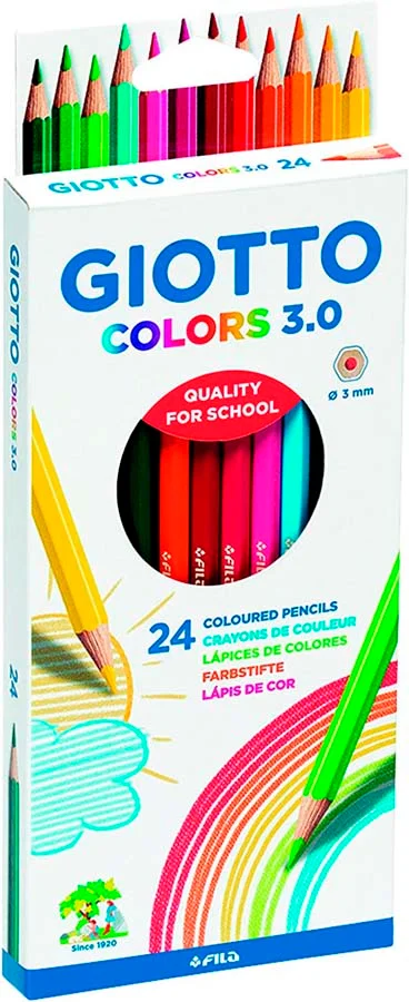 Llapis de colors 3.0 Giotto 24 colors