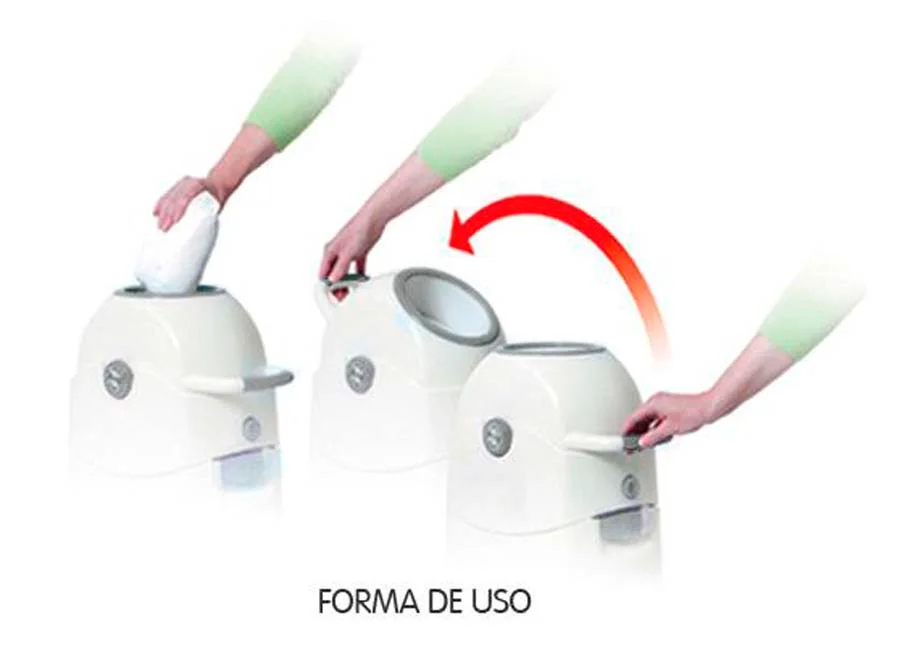 Contenidor de bolquers mitjà 41,5x30x72cm Contenidor de bolquers mitjà 41,5x30x72cm
