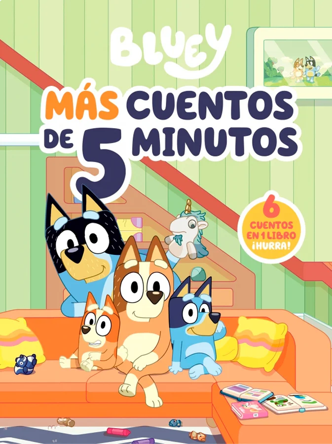 <P><B>Una nueva selección de los mejores y más divertidos cuentos para leer en 5 minutos de BLUEY, la serie de animación más vista del mundo en Di...