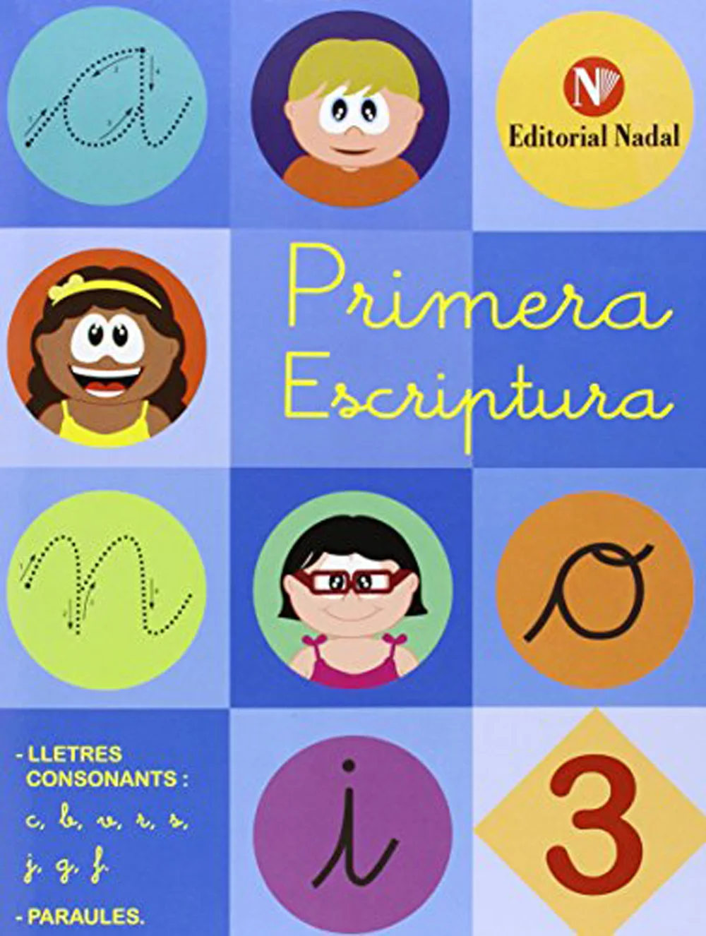 Cuaderno Primera Escriptura-Lligada 3 Nadal recomendado para Escritura/Caligrafía para el curso Infantil con una edad recomendada de 3 a 6 años. E...