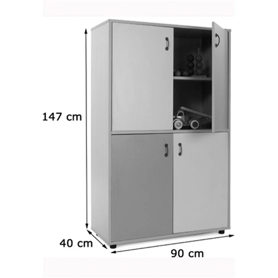 Moble mitjà armari 4 portes estructura faig portes i baldes faig Moble mitjà armari 4 portes estructura faig portes i baldes faig