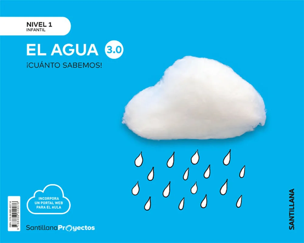 Llibre de text de Nivel 1 El Agua Cuant Sab 3.0 Ed19 recomanat per l’assignatura de Projectes per al curs de Infantil 3 anys amb una edat de 3 a 4...