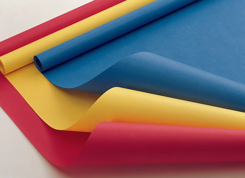 Bobina de paper kraft Sadipal 1x25m 90g blanc