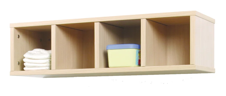 Moble Caseller 4 caselles 80x22x28cm estructura faig separador faig Moble Caseller 4 caselles 80x22x28cm estructura faig separador faig