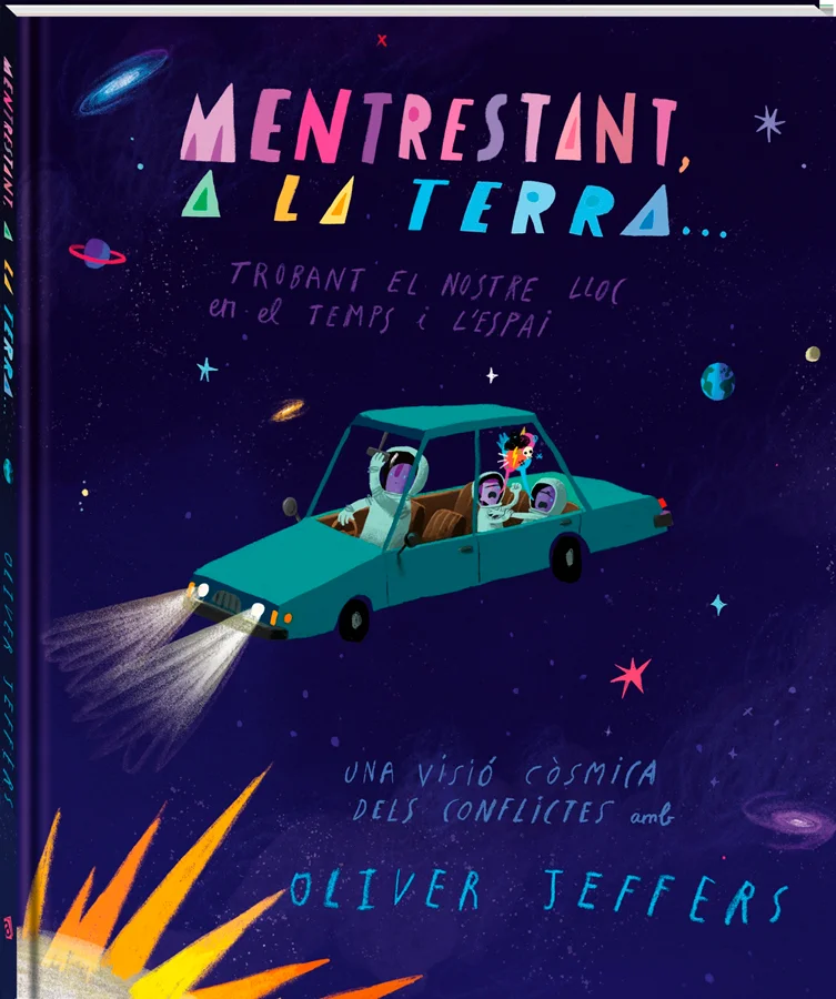 Mentrestant, a la Terra... ens explica la història de la humanitat des d'un punt de vista còsmic Després del Som aquí i Què construirem, Oliver Je...