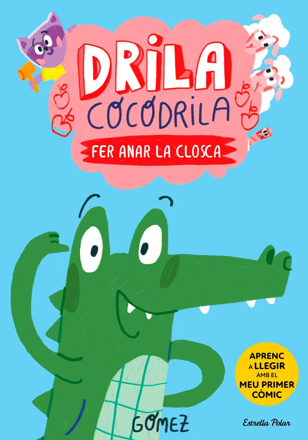 <b>DRILA COCODRILA </b>és una nova col·lecció de <b>còmics amb lletra majúscula per aprendre a llegir&nbsp;</b>protagonitzada per cinc animals peculiar...