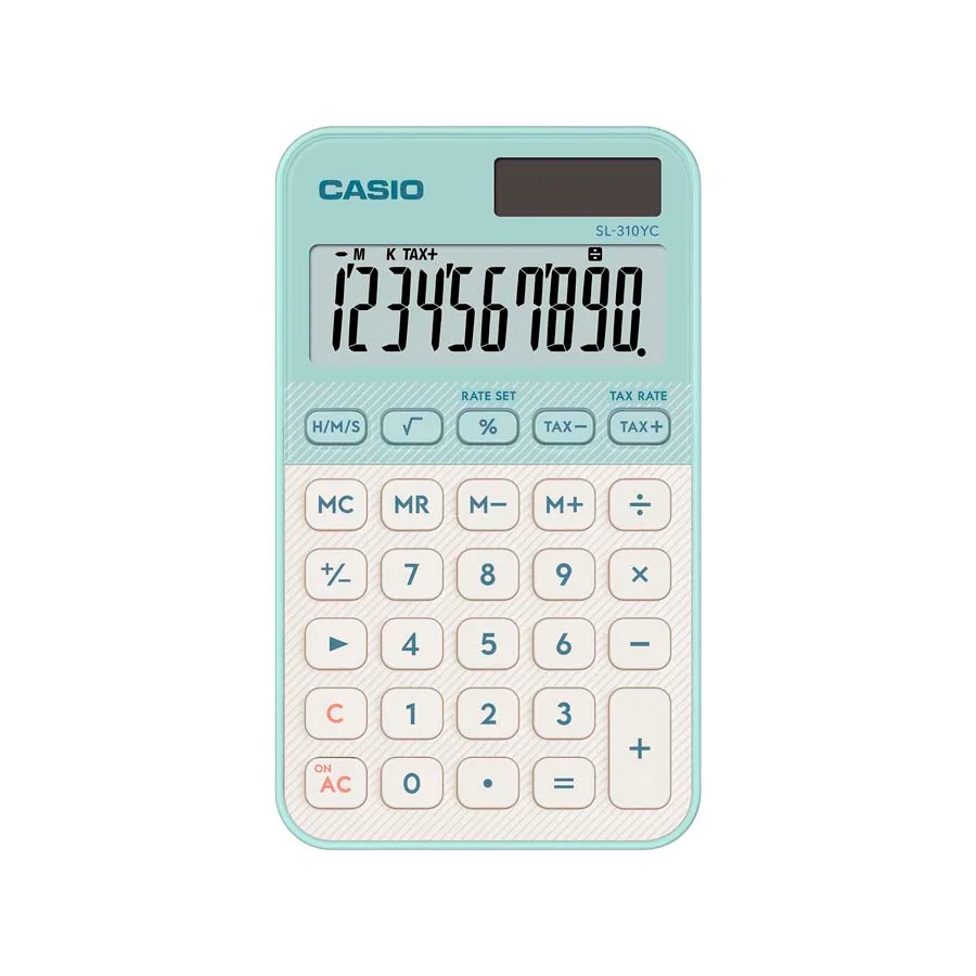 Calculadora Científica Casio SL-310YC-LG verd menta