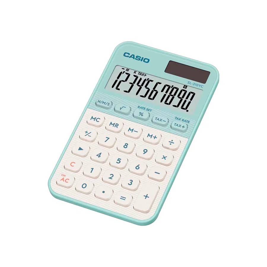 Calculadora Científica Casio SL-310YC-LG verd menta
