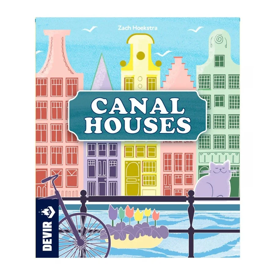 <b>Canal Houses</b> és un divertit joc de col·locació de cartes de Devir en què de 2 a 5 jugadors construeixen les típiques cases flamenques per d...