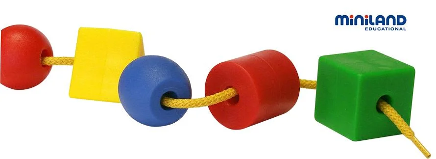 Formes ensartables 25 mm 100 unidades Miniland